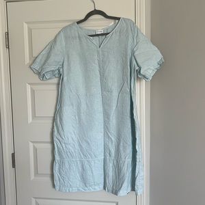 J Jill linen shift dress